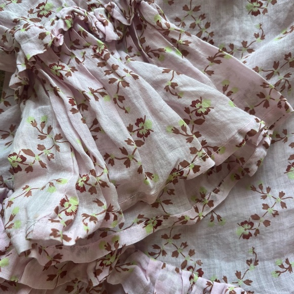 Floral Pink Women's Top - Picture 3 of 9